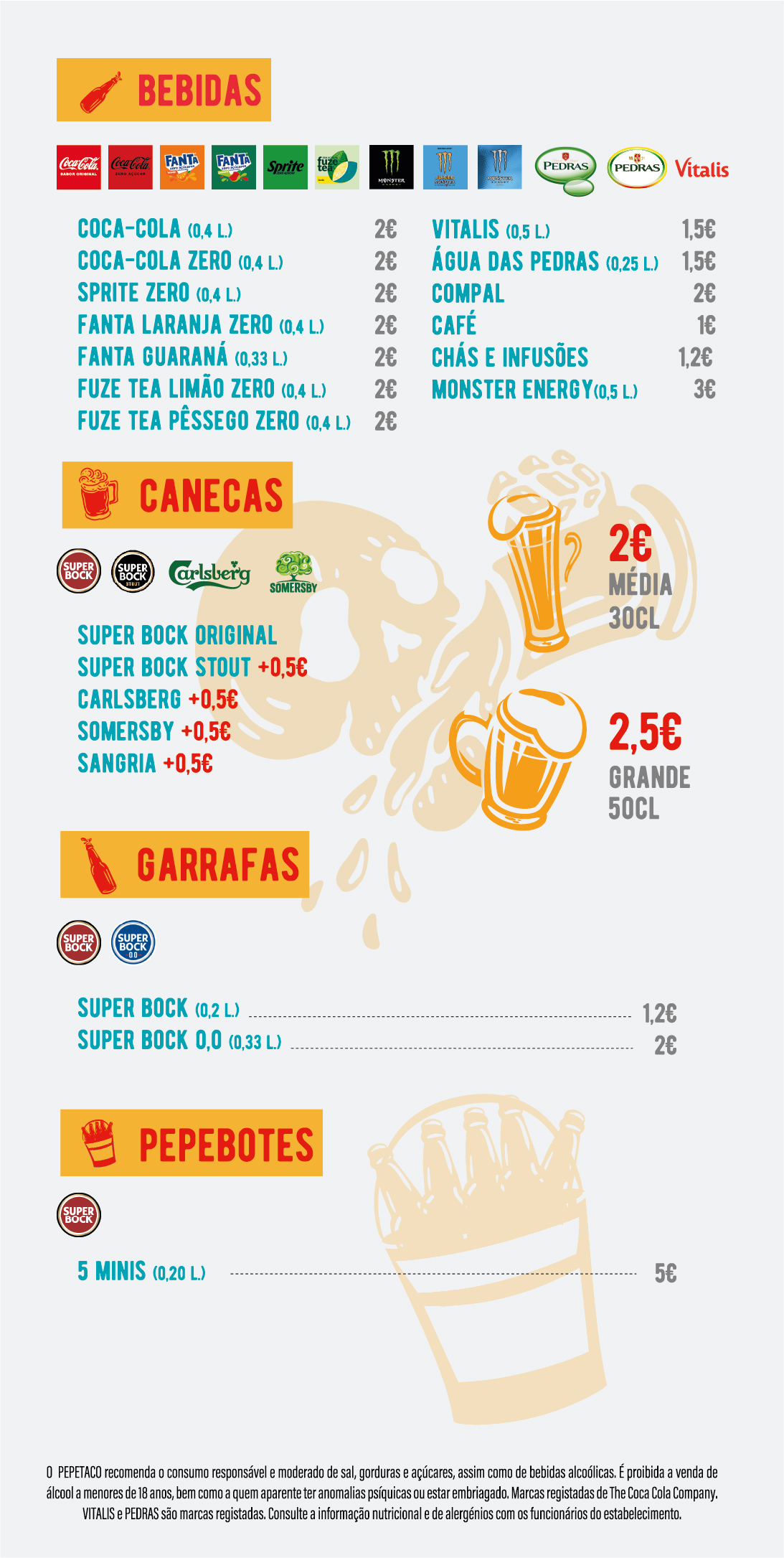 bebidas